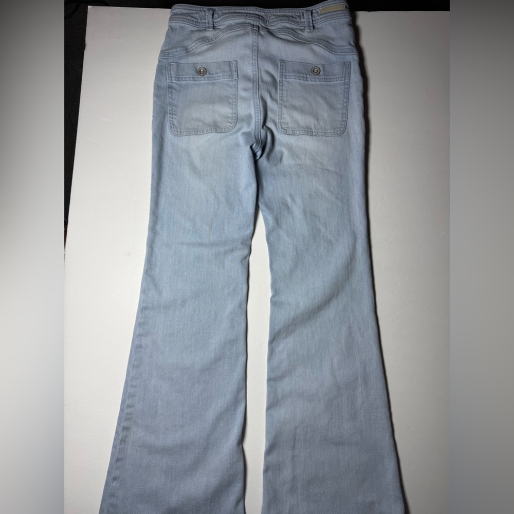 Pilcro Anthropology High Rise Trouser Bootcut Jeans light wash Size 27 - Picture 9 of 10